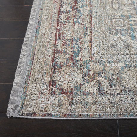 Safavieh Signature 6'-7" x 9'-6" Rug in Turquoise / Beige