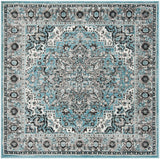 Safavieh Skyler 6'-7" x 6'-7" Rug in Blue / Ivory