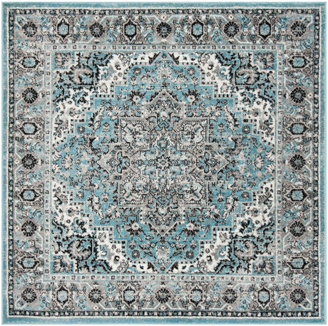 Safavieh Skyler 6'-7" x 6'-7" Rug in Blue / Ivory