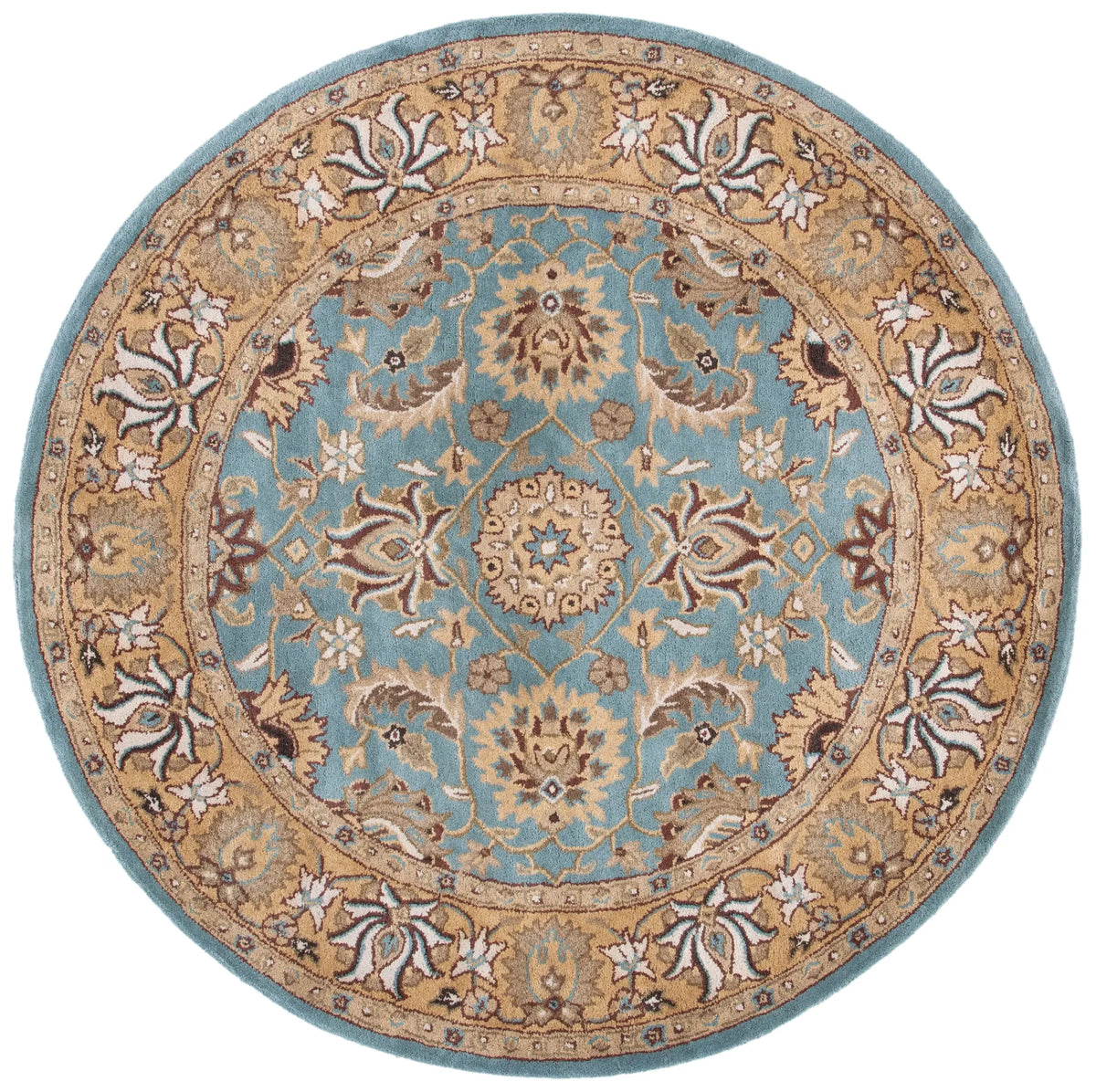 Safavieh Heritage 6'-0" x 6'-0" Rug in Blue / Gold