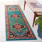 Safavieh Vintage Hamadan 2'-3" x 8'-0" Rug in Green / Black