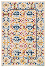 Safavieh Micro-Loop 4'-0" x 6'-0" Rug in Beige / Blue