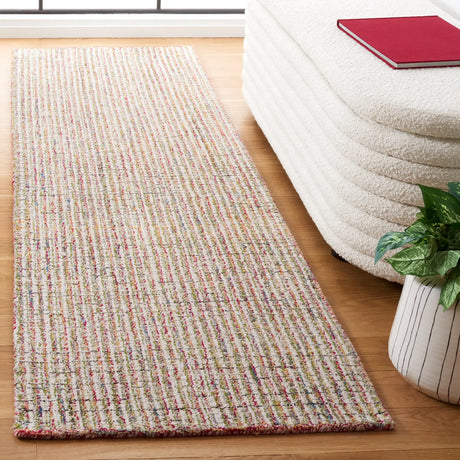 Safavieh Abstract 2'-3" x 8'-0" Rug in Red / Green