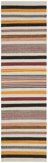Safavieh Montauk 2'-6" x 10'-0" Rug in Red / Multi
