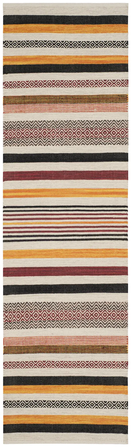 Safavieh Montauk 2'-6" x 10'-0" Rug in Red / Multi