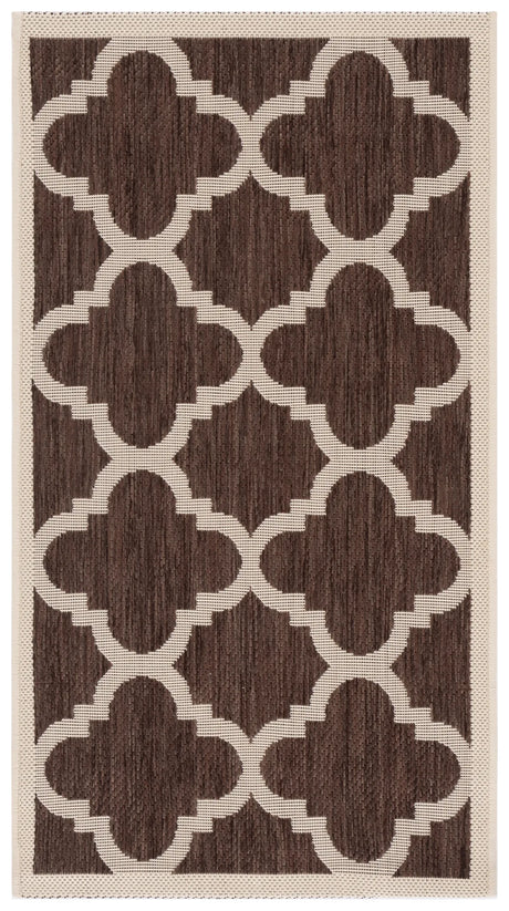 Safavieh Courtyard 2'-0" x 3'-7" Rug in Dark Brown