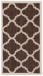 Safavieh Courtyard 2'-0" x 3'-7" Rug in Dark Brown