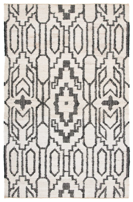 Safavieh Natural Fiber 4'-0" x 6'-0" Rug in Ivory / Black