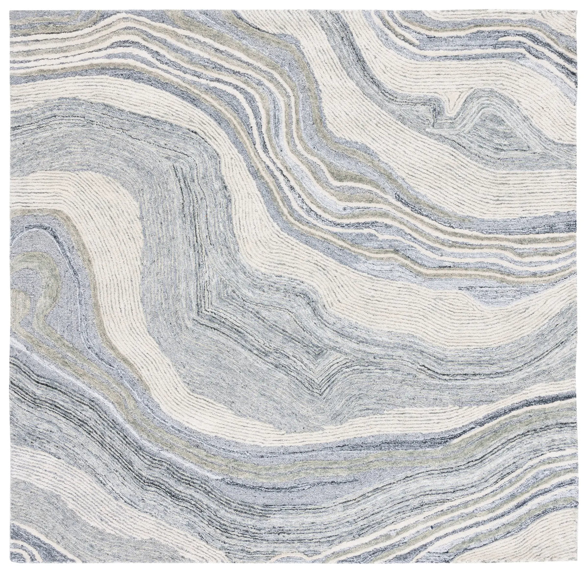 Safavieh Fifth Avenue 6'-0" x 6'-0" Rug in Grey / Ivory