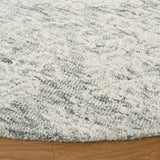 Safavieh Metro 6'-0" x 6'-0" Rug in Dark Grey / Ivory
