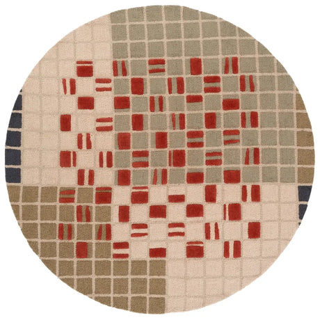 Safavieh Genre 6'-0" x 6'-0" Rug in Grey / Red