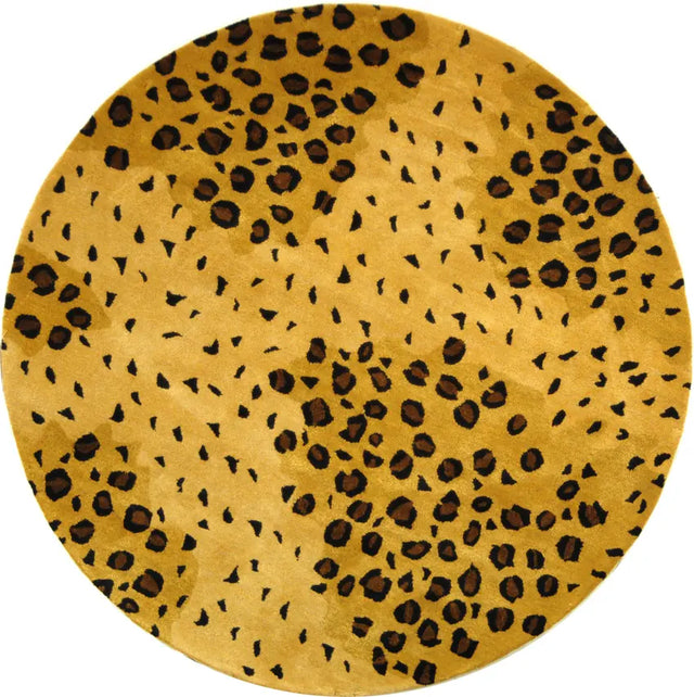 Safavieh Soho 6'-0" x 6'-0" Rug in Gold / Black