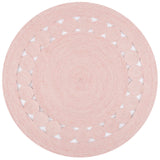 Safavieh Cape Cod 5'-0" x 5'-0" Rug in Pink