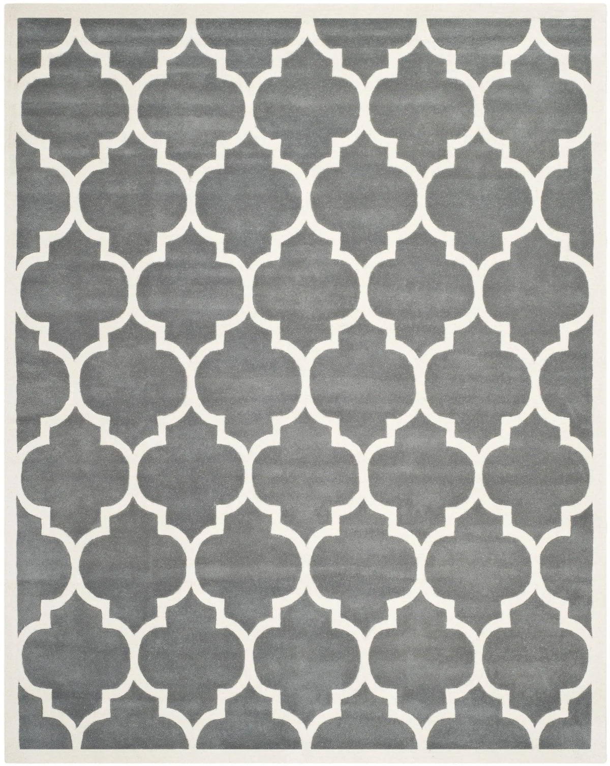 Safavieh Chatham 10'-0" x 14'-0" Rug in Dark Grey / Ivory