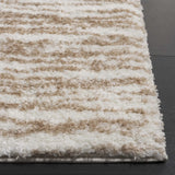 Safavieh Tahoe Shag 4'-0" x 6'-0" Rug in Ivory / Gold
