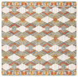 Safavieh Trace 6'-0" x 6'-0" Rug in Blue / Ivory