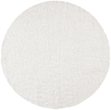 Safavieh August Shag 5'-0" x 5'-0" Rug in White