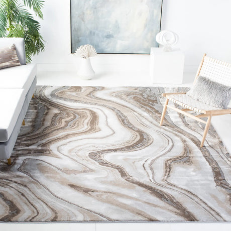 Safavieh Craft 10'-6" x 14'-0" Rug in Gold / Grey