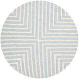 Safavieh Cambridge 6'-0" x 6'-0" Rug in Light Blue / Ivory