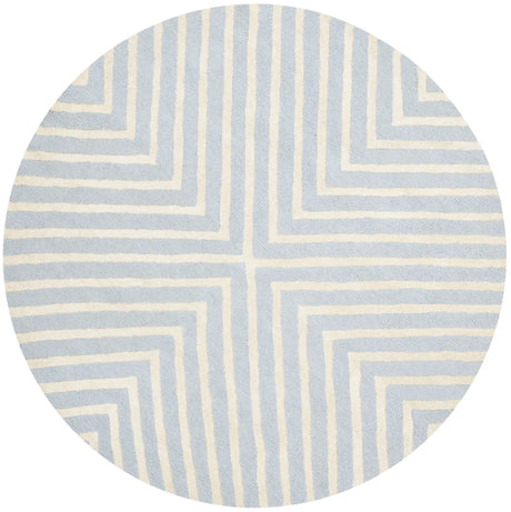 Safavieh Cambridge 6'-0" x 6'-0" Rug in Light Blue / Ivory
