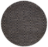 Safavieh Bohemian 6'-0" x 6'-0" Rug in Black / Ivory