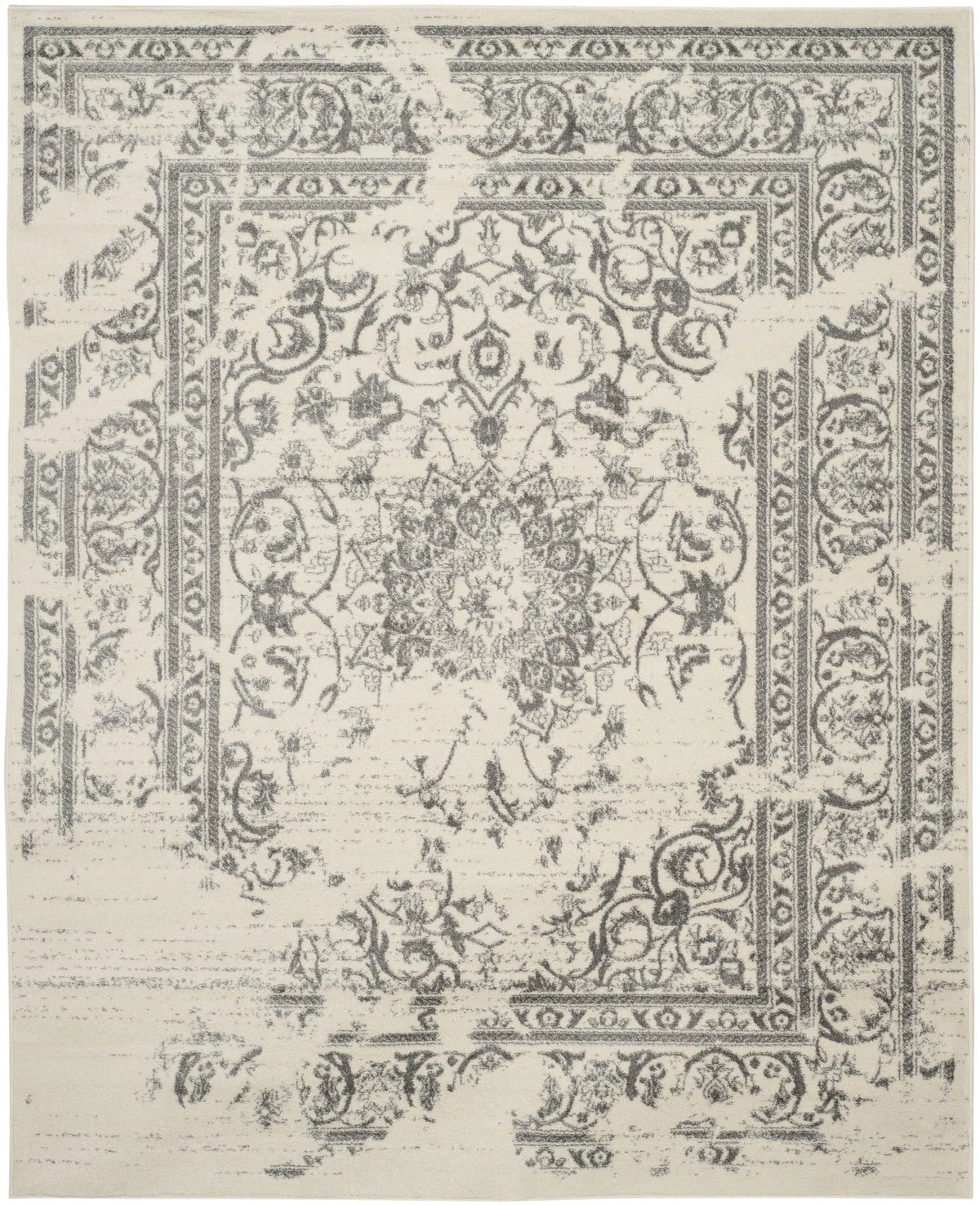 Safavieh Adirondack 10'-0" x 14'-0" Rug in Ivory / Silver