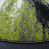 Safavieh Galaxy 5'-3" x 5'-3" Rug in Grey / Green