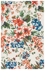 Safavieh Jardin 4'-0" x 6'-0" Rug in Ivory / Orange