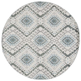 Safavieh Kilim 6'-0" x 6'-0" Rug in Ivory / Blue