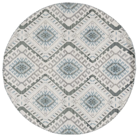 Safavieh Kilim 6'-0" x 6'-0" Rug in Ivory / Blue