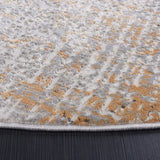 Safavieh Vogue 6'-7" x 6'-7" Rug in Grey / Gold