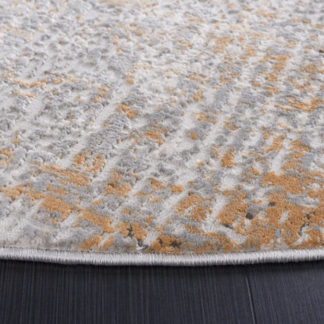 Safavieh Vogue 6'-7" x 6'-7" Rug in Grey / Gold