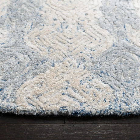 Safavieh Glamour 6'-0" x 6'-0" Rug in Blue / Ivory