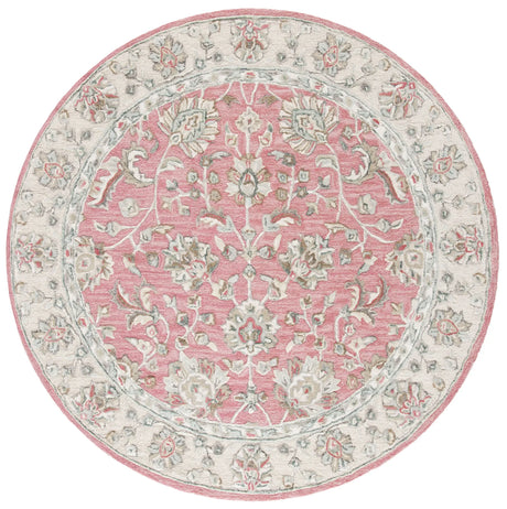 Safavieh Glamour 6'-0" x 6'-0" Rug in Pink / Beige