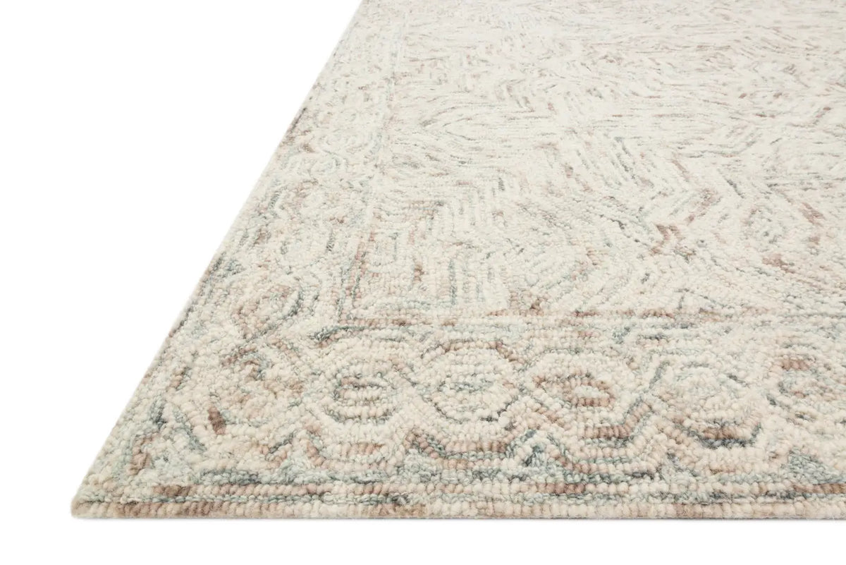 Loloi Ziva Zv-01 Neutral Rugs - rug corner