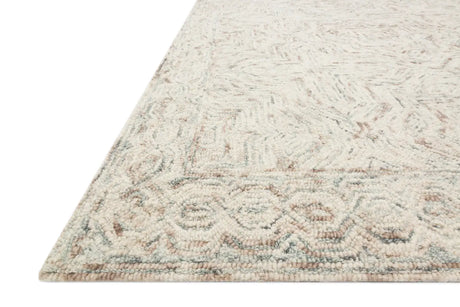Loloi Ziva Zv-01 Neutral Rugs - rug corner