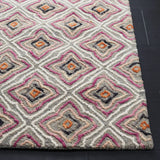 Safavieh Trace 4'-0" x 6'-0" Rug in Plum / Grey