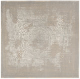 Safavieh Meadow 6'-7" x 6'-7" Rug in Ivory / Grey