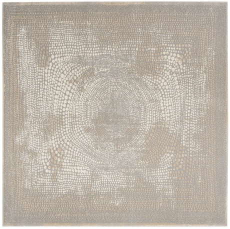 Safavieh Meadow 6'-7" x 6'-7" Rug in Ivory / Grey