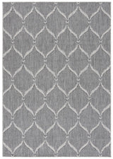 Safavieh Beach House 4'-0" x 6'-0" Rug in Charcoal / Grey