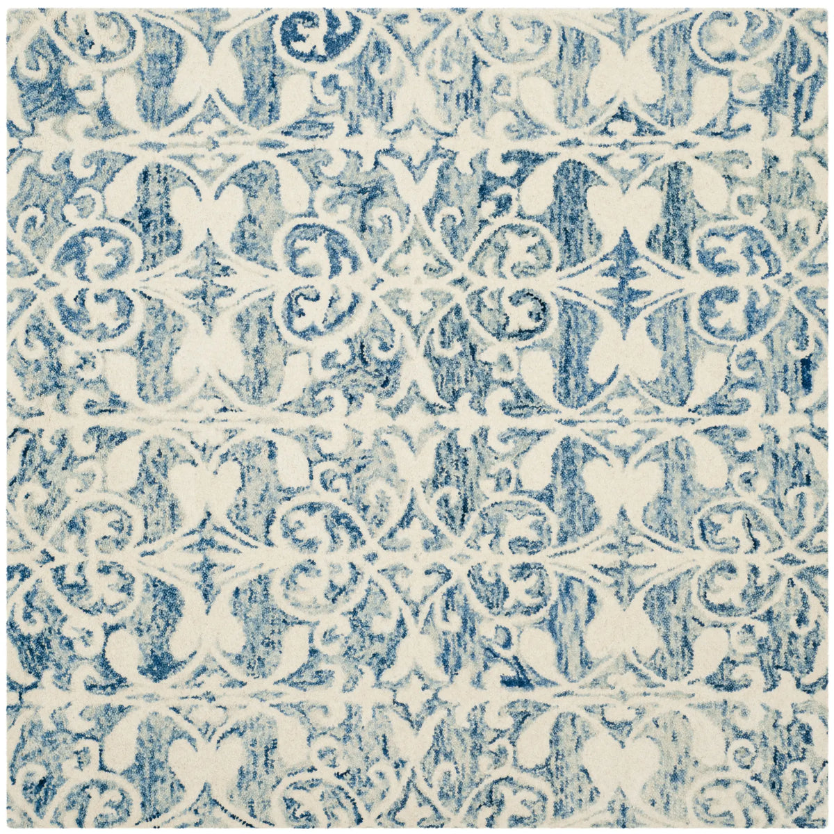 Safavieh Chatham 5'-0" x 5'-0" Rug in Dark Blue / Ivory