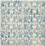 Safavieh Chatham 5'-0" x 5'-0" Rug in Dark Blue / Ivory