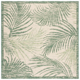 Safavieh Courtyard 6'-7" x 6'-7" Rug in Beige / Green