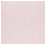 Safavieh Courtyard 6'-7" x 6'-7" Rug in Soft Pink