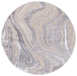 Safavieh Amelia 6'-7" x 6'-7" Rug in Beige / Grey