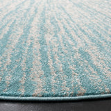 Safavieh Evoke 5'-3" x 5'-3" Rug in Aqua / Ivory
