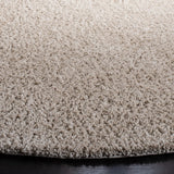 Safavieh August Shag 500 6'-7" x 6'-7" Rug in Beige