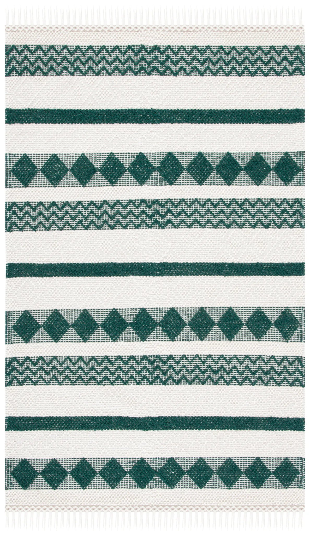 Safavieh Natura 4'-0" x 6'-0" Rug in Ivory / Green