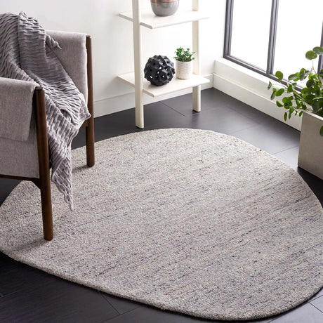 Safavieh Novelty 5'-0" x 5'-0" Rug in Grey / Black