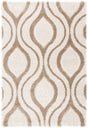 Safavieh Florida Shag 5'-3" x 7'-6" Rug in Ivory / Beige